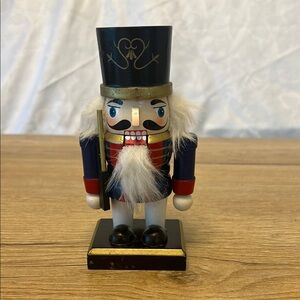 Nutcracker Wooden Christmas figurine Festive 6.5"